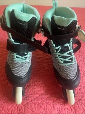 Oxelo Inline Skates in Mint and Gray, 5,5 (36)